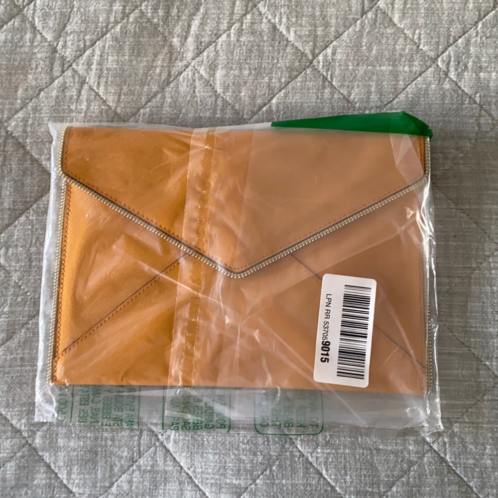 Rebecca Minkoff Leo clutch yellow